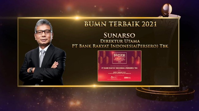 Baru-baru ini, BRI mencatat prestasi sebagai BUMN Terbaik versi Majalah Investor, sementara Direktur Utama BRI Sunarso dinobatkan sebagai Top National Banker.