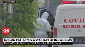 VIDEO: Kasus Pertama Omicron di Indonesia Terdeteksi di Wisma Atlet