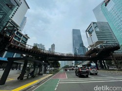 Pelican Crossing Dihilangkan Usai JPO Kapal Pinisi Sudirman Dibuka