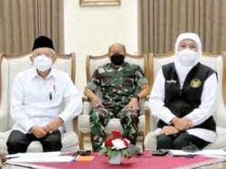 Kunjungan Maruf Amin Batal Akibat Gunung Semeru Erupsi Lagi