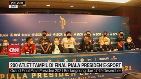 VIDEO: 200 Atlet Tampil di Final Piala Presiden E-Sport