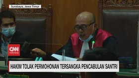 VIDEO: Hakim Tolak Permohonan Tersangka Pencabulan Santri
