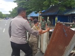 Suasana Pascabentrok Maut Kelompok Pemuda di Kendari