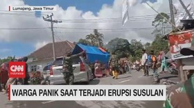 VIDEO: Warga Panik Saat Terjadi Erupsi Susulan Semeru