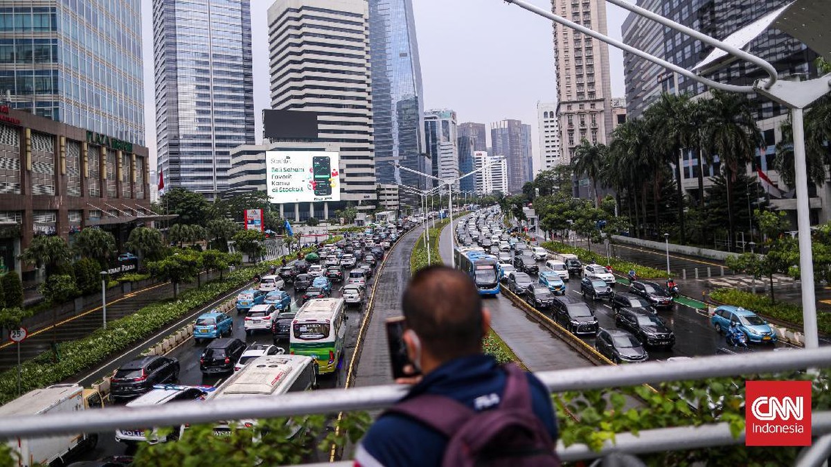 FOTO: Jakarta Bersiap Terapkan Jalan Berbayar pada 2023