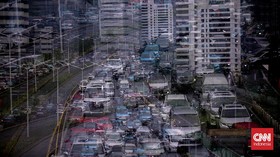 FOTO: Jakarta Bersiap Terapkan Jalan Berbayar pada 2023