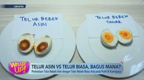 VIDEO: Telur Asin Vs Telur Biasa, Bagus Mana?