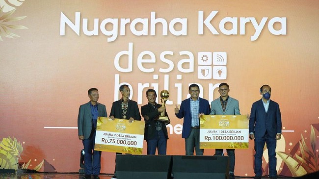 BRI terus berupaya mendorong inklusi keuangan hingga desa selaku level pemerintahan terkecil melalui Program Desa Brilian 2021.