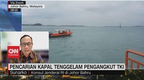 VIDEO: Pencarian Kapal Tenggelam Pengangkut TKI
