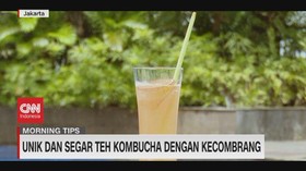 VIDEO: Unik Dan Segar Es Teh Kombucha Dengan Kecombrang