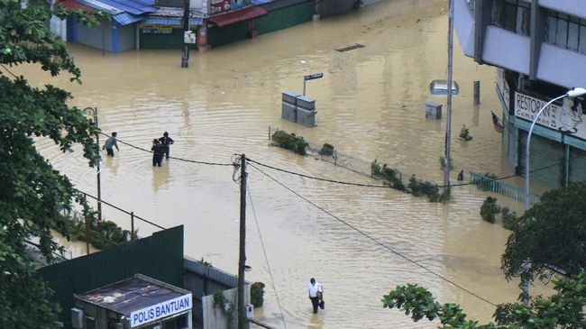 Banjir di Malaysia, 22 Ribu Warga Dievakuasi