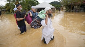 Banjir Malaysia Tewaskan 5 Orang, 41 Ribu Warga Dievakuasi