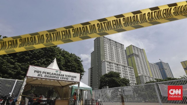 Sebanyak 1.798 pasien terkonfirmasi positif covid-19 di Wisma Atlet Kemayoran, Jakarta Pusat, hingga kini masih dirawat inap.