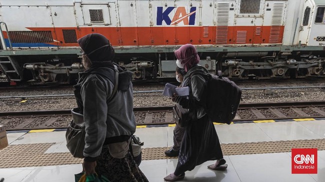 Tiket kereta api mudik KAI Daops II Bandung untuk keberangkatan 28 April sampai 1Mei 2022 telah habis terjual.