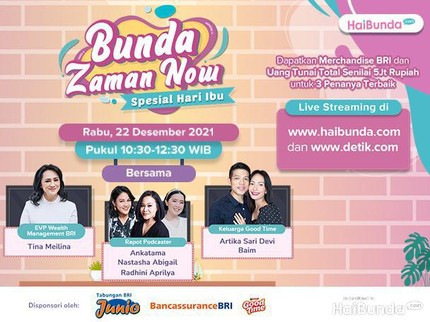 Curhat Seru Bunda Zaman Now Bareng Artika Sari Devi & Ankatama, Ada Hadiahnya Bun!