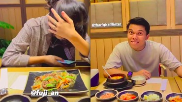Makin Lengket, Thariq Halilintar dan Fuji Makan Malam Bersama