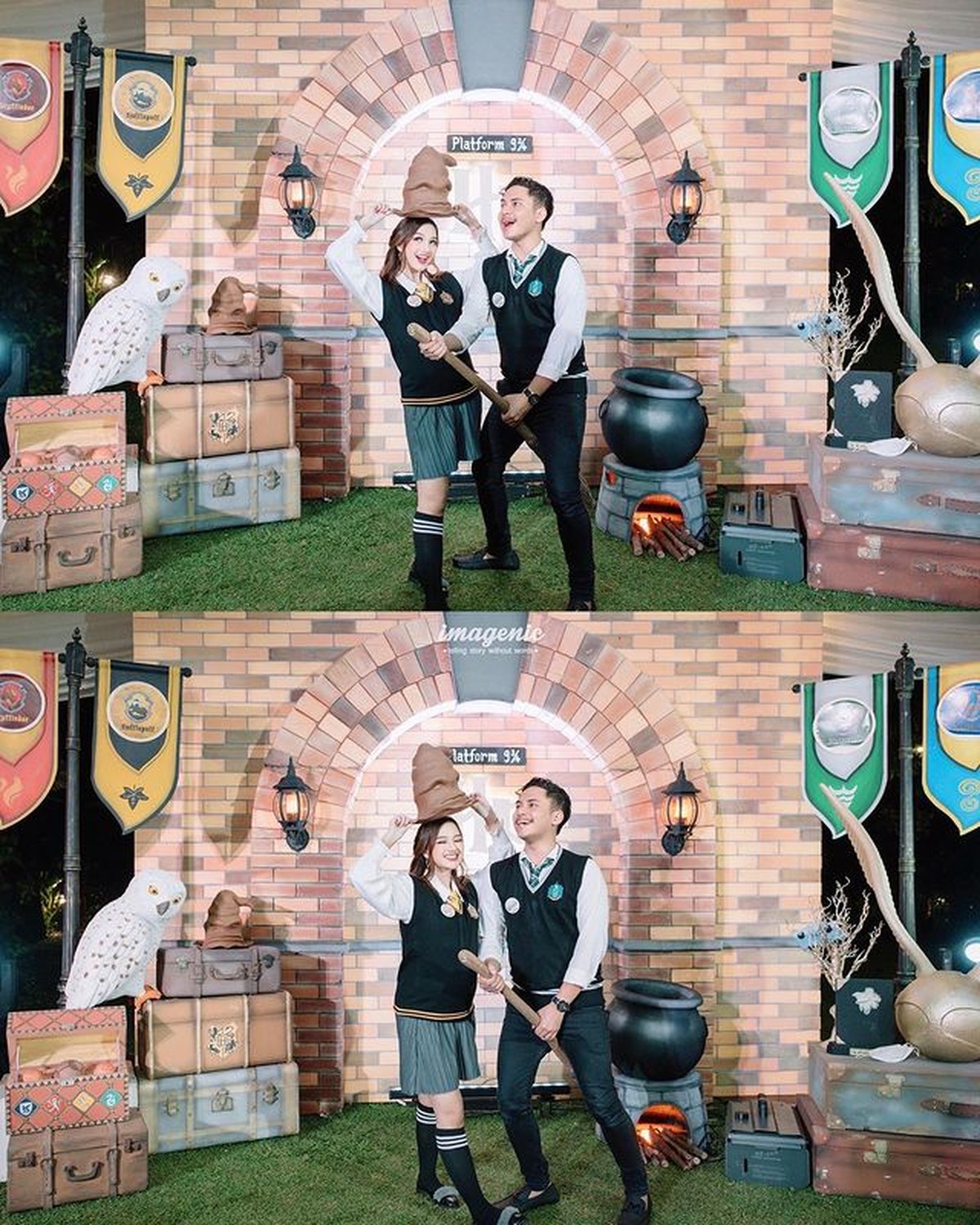 Selebgram Nanda Arsyinta baru saja menggelar acara gender reveal meriah dengan tema Harry Potter&period; Yuk intip&excl;