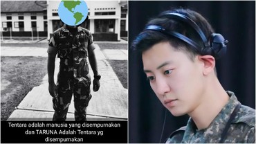 Status Tentara Manusia Sempurna Diserang Netizen Pakai Foto Oppa Wamil