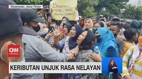 VIDEO: Keributan Unjuk Rasa Nelayan