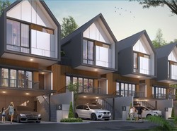 Cluster Mississippi Kota Wisata Cibubur dengan Courtyard Menyegarkan
