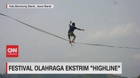 VIDEO: Festival Olahraga Ekstrim 'Highline'