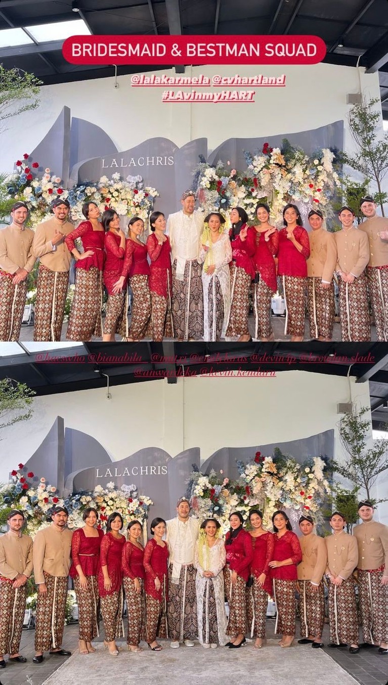 6 Momen Pernikahan Lala Karmela & Kekasih Bule Pakai Adat Jawa Ini adalah momen perdana bagi Aurel bertemu mertuanya secara langsung.