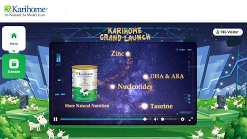 Orient EuroPharma (OEP) meluncurkan Karihome, produk susu kambing formula pertama di Indonesia, Sabtu (18/12).