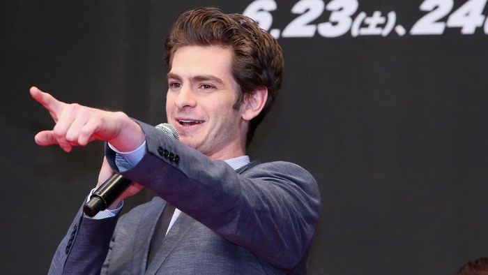 TOKYO, JAPAN - JUNE 13:  Actor Andrew Garfield attends the world Premiere of 'The Amazing Spider-Man' at Roppongi Hills on June 13, 2012 in Tokyo, Japan. The film will open on June 30 in Japan.  (Photo by Ken Ishii/Getty Images)