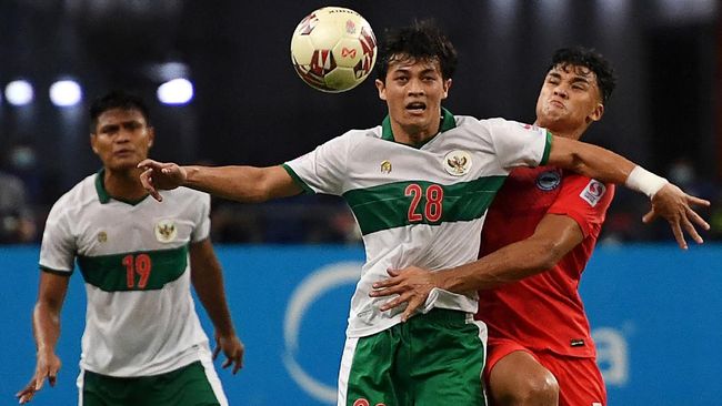 Indonesia vs Singapura Berakhir Imbang di Semifinal Piala AFF