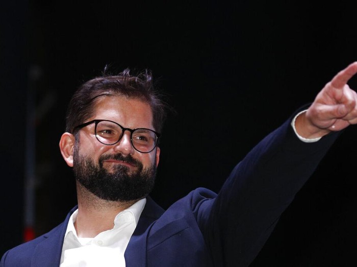 Chile's President elect Gabriel Boric, of the Chile's President elect Gabriel Boric, of the