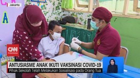 VIDEO: Antusiasme Anak Ikuti Vaksinasi Covid-19