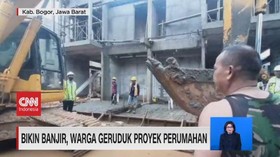 VIDEO: Bikin Banjir, Warga Geruduk Proyek Perumahan