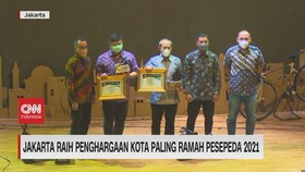 VIDEO: Jakarta Raih Penghargaan Kota Paling Ramah Pesepeda 2021