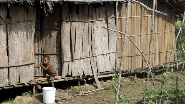 FOTO: Kabur ke Papua Nugini, Anggota OPM Didera Kelaparan