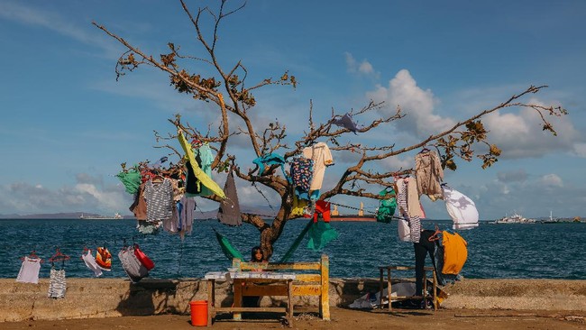 FOTO: Porak Poranda Kota Surigao Filipina Akibat Topan Rai