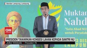VIDEO: Presiden Tawarkan Konsesi Lahan Kepada Santri NU