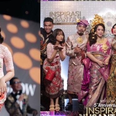 7 Potret Cantik Fuji Pakai Kebaya Kumpul Bareng Circle Artis 'Crazy Rich'