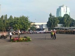 Anies hingga Pangdam Jaya Hadiri Apel Pasukan Operasi Lilin di Polda Metro