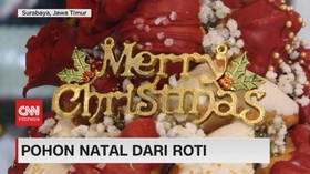 VIDEO: Pohon Natal Dari Roti