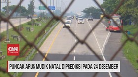 VIDEO: Puncak Arus Mudik Natal Diprediksi Pada 24 Desember