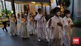 650 Umat Katolik Khidmat Misa Natal di Katedral Jakpus