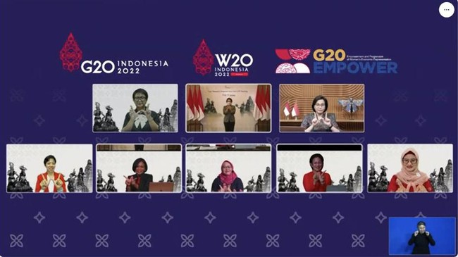 Pentingnya kolaborasi dan inklusivitas dalam menangani isu-isu perempuan menjadi fokus diskusi Women20 dan Empower yang menjadi bagian dari Presidensi G20.