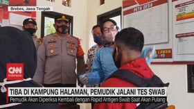 VIDEO: Tiba di Kampung Halaman, Pemudik Jalani Tes Swab