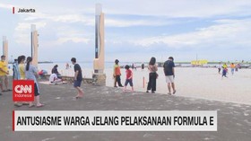 VIDEO: Antusiasme Warga Jelang Pelaksanaan Formula E