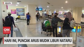 VIDEO: Hari Ini, Puncak Arus Mudik Libur Nataru