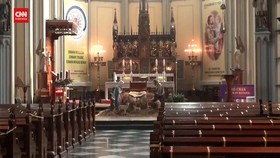 VIDEO: Ibadah Misa Natal, Gereja Katedral Batasi Hanya 650 Umat