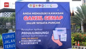 VIDEO: Jalur Puncak Terapkan Ganjil Genap 24 Jam