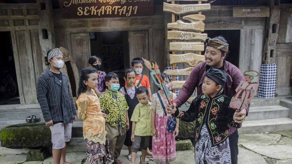 FOTO: Kisah Yesus dalam Pertunjukan Wayang Kulit di Yogyakarta