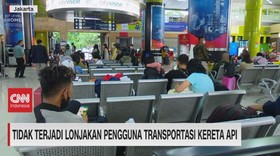 VIDEO: Tidak Terjadi Lonjakan Pengguna Transportasi Kereta Api