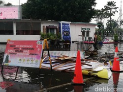 Pos Pelayanan Nataru di Kota Pasuruan Porak-poranda Diterjang Angin Kencang